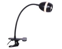 Lámpara escritorio LED clip Eldar negro