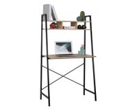 Centro trabajo 142/74x84x44 cm Lía natural/negro