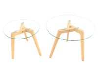 Mesa centro New Grape natural 2 piezas