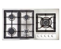 Encimera a gas 5 quemadores Deluxe Elite 95 BUT inox FDV