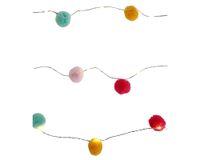 Guirnalda LED 20L Pom pom Abitare