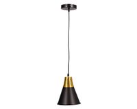 Lámpara colgar 1L E27 Cecile negro Abitare