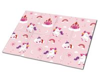Alfombra plegable 90x120 cm Unicornio Cotidiana
