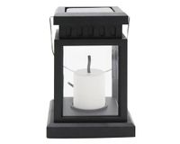 Lámpara decorativa solar LED 1L Fanal negro Pro Outdoor.