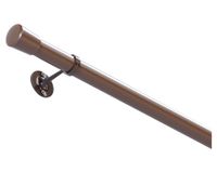 Barra para cortina metal Innova Zamac 200x2 cm café