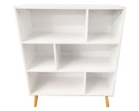 Librero 6 espacios Rummy S blanco M+Design.