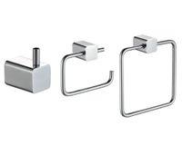 Set accesorios baño Life cromado 3 piezas