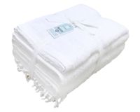 Toalla + piso baño blanco 4 piezas Cotidiana