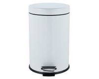 Basurero 2.8 litros pedal blanco Cotidiana.