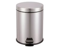 Basurero 5 litros pedal cromado Cotidiana.