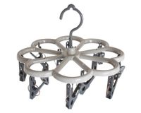 Colgador 12 ganchos gris Cotidiana.