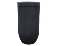 Macetero 33 cm negro Japi