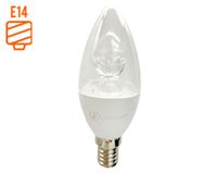 Ampolleta LED 4W E14 luz cálida vela Ledzone