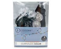Guirnalda de luces solar 1.5 W 390 cm luz cálida multicolor