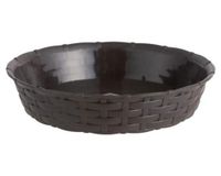Plato macetero 25 cm ratán marrón Reyplast