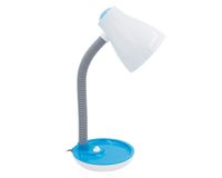 Lámpara de escritorio 1L E27 azul ByP