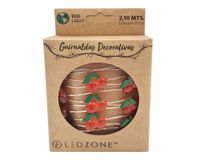 Luz decorativa Led guirnalda Cherry luz cálida 210 cm