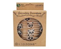 Luz decorativa Led guirnalda Panda luz cálida 210 cm
