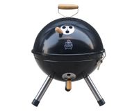 Parrilla a carbón portátil negro