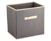 Caja plegable tela gris Cotidiana