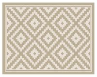 Alfombra de cocina 50x70 cm Rombos arena