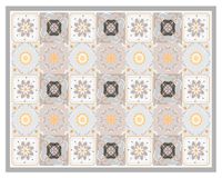 Alfombra de cocina 50x70 cm Baldosa Clásica amarillo