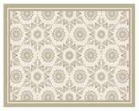 Alfombra de cocina 50x70 cm Flor Indú arena