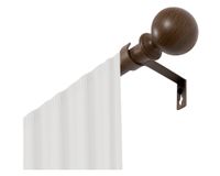 Barra cortina extensible 16/19 mm 120/210 cm bola Cotidiana