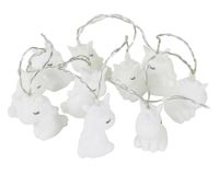 Guirnalda LED 10L luz cálida Unicorn blanco