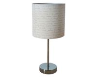 Lámpara mesa pantalla 1L E27 letras 2