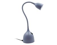 Lámpara de escritorio LED luz día Albert gris