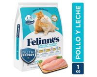 Alimento gato 1 kg pollo gatitos/madres en gestación Felinnes