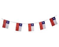 Tira bandera chilena 15x20 cm Reka