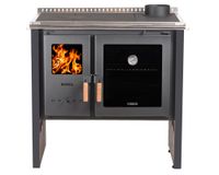 Cocina a leña Hestia 90 charcoal