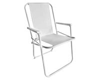 Silla plegable metálica Milos