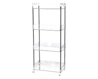 Repisa vertical 4 niveles transparente