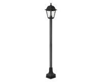 Farol pie 4 caras 60W E27 1L negro
