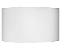 Pantalla lámpara 40x20 cm Tambor pie blanco