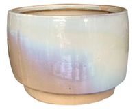 Maceta 32x26 cm cerámica Degrade blanco