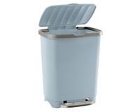 Basurero Pedal azul acero 25 lt