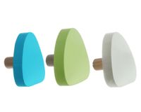 Perchero Triángulos azul/verde/gris