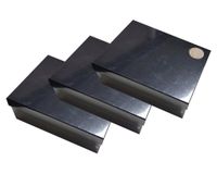 Caja organizadora negro 3 piezas