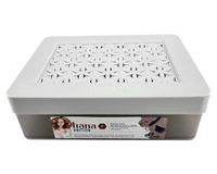 Caja organizadora joyas transparente 6 divisiones