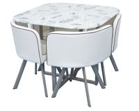 Comedor 4 Sillas Newspaper 73x90x90 cm