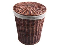 Hamper mimbre tapa 44 lt redondo