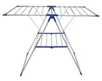 Tendedero plegable 14 m aluminio blanco