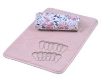 Set Cortina baño 180x180 cm Cerezo diseño