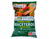 Tierra para macetero 15 litros natural