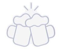 Aplique Salud neón luz cálida