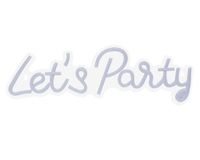 Aplique Neón Party luz cálida